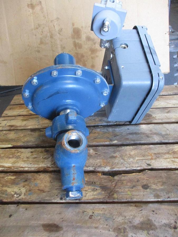 Used NORRISEAL 1" STEEL CONTROL VALVE W/ DYNA-FLO CONTROLLER, #621856J NEW