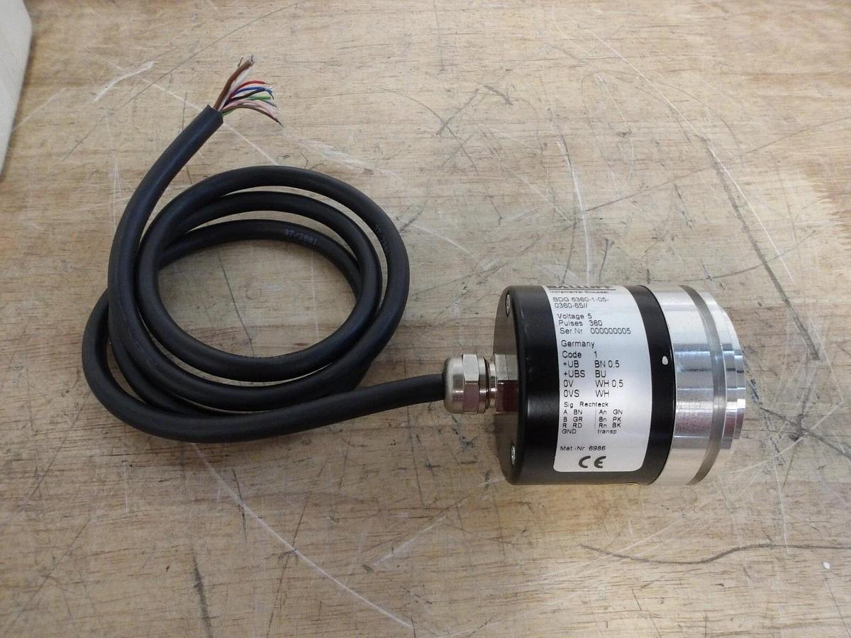 BALLUFF BGD6360-1-05-0360-65 INCREMENTAL ENCODER, #5221221G NIB