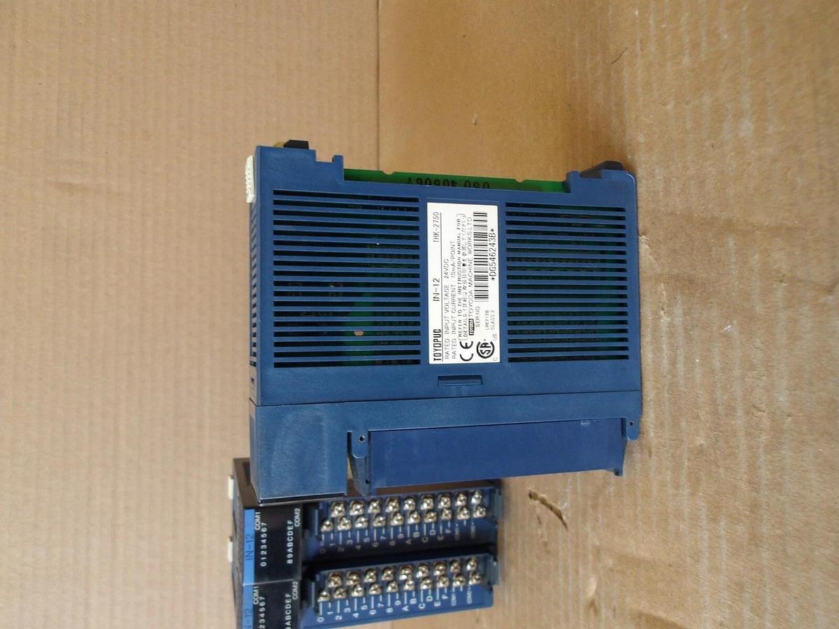 Used TOYODA IN-12/THK-2750 INPUT MODULE (LOT OF 3) #71941G USED