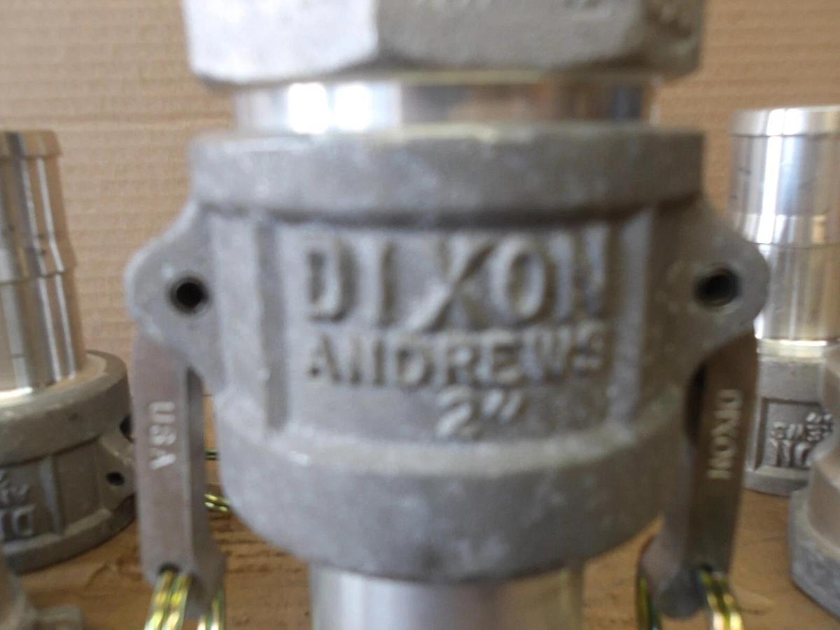 Used DIXON ANDREWS 2" HOSE COUPLER (LOT OF 4), #821208G NEW