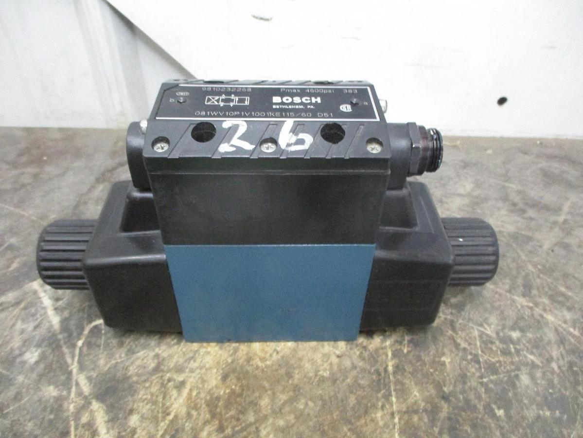 Used BOSCH 081WV10P1V1001KE115/60 DIRECTIONAL VALVE, #8261014J USED