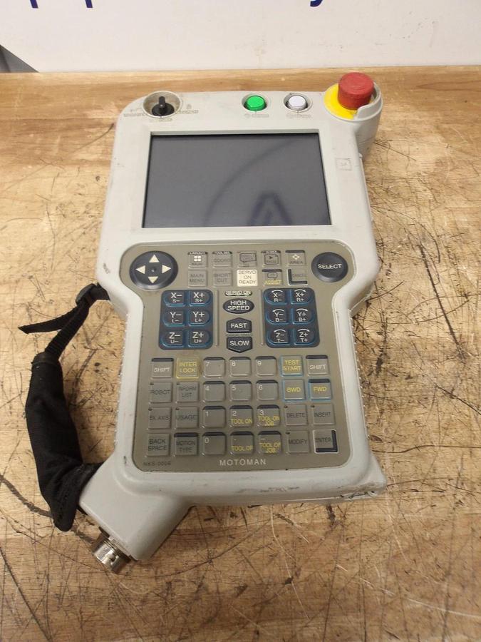 Used YASKAWA JZRCR-NPP01-1 ROBOT TEACH PENDANT, #120949G USED