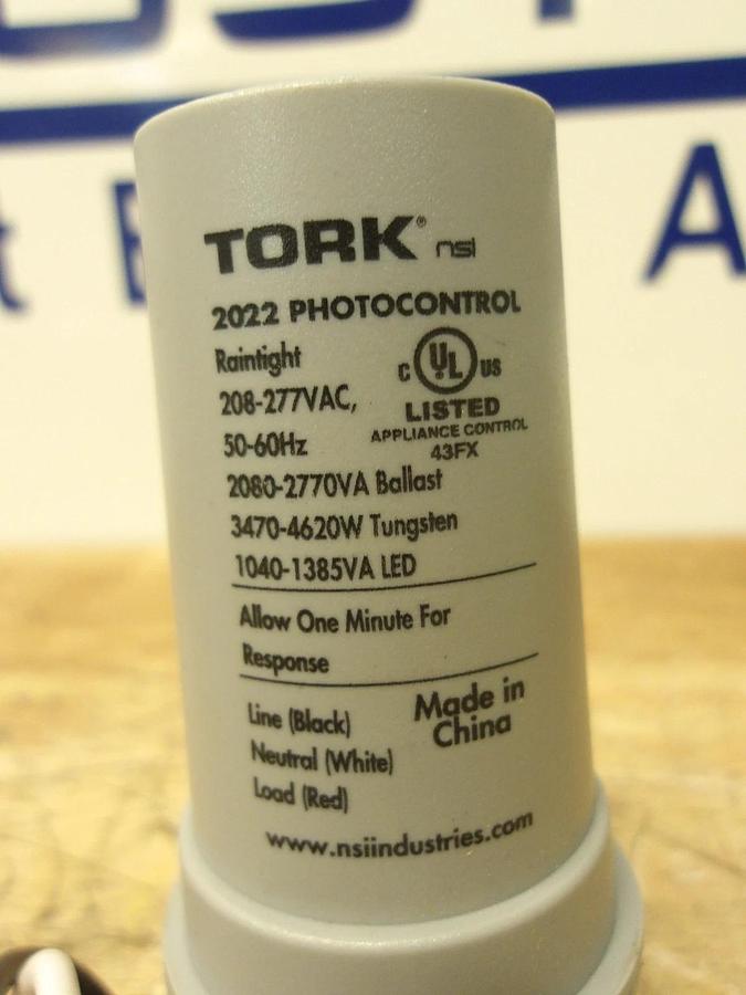 Used TORK 2022 PHOTO CONTROL 208-277 VAC (LOT OF 4) #36823G