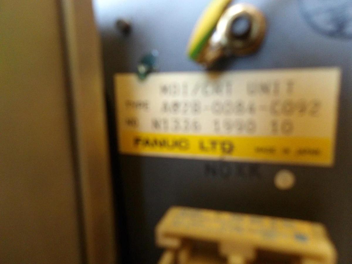 Used FANUC A02B-0084-C092 OPERATOR KEYPAD & SCREEN N860-3125-T010/03A, #11111000G