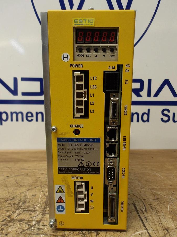 Used ESTIC ENRZ-AU40-20 AXIS CONTROL UNIT, #12171014G USED