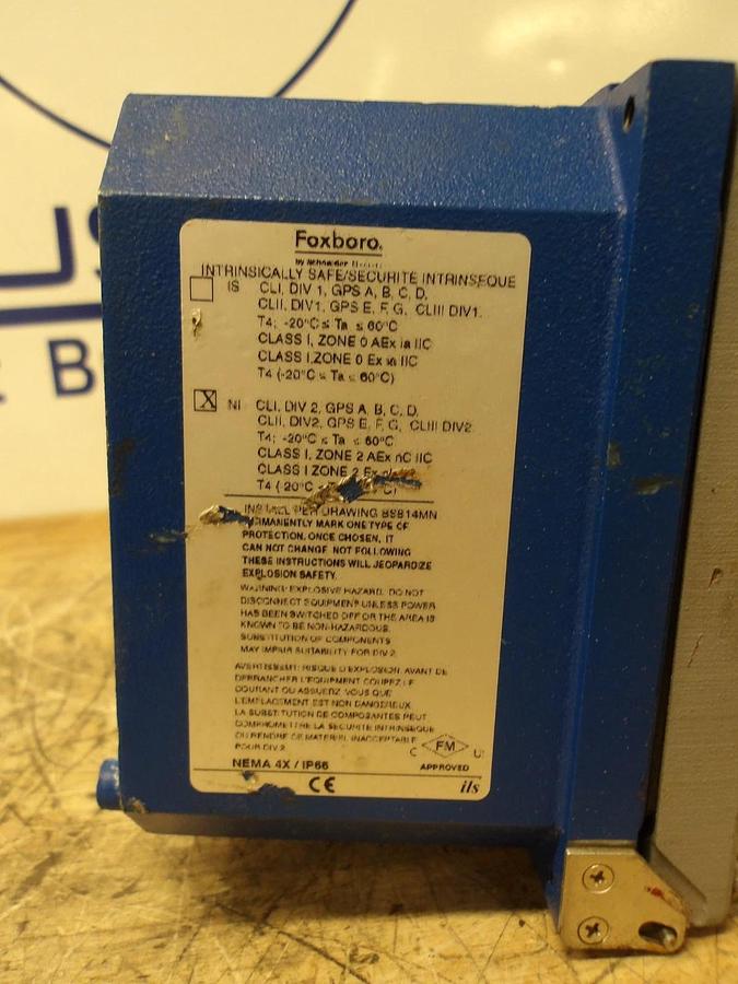 Used FOXBORO 876EC-TYFN-7 TRANSMITTER, 12.8/24 V, #6161048G USED
