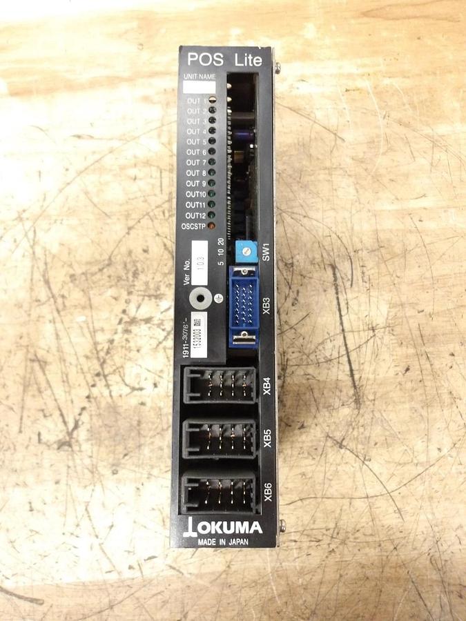 Used OKUMA 1911-3076-153 2003 POS LITE CONTROLLER, #113115G USED