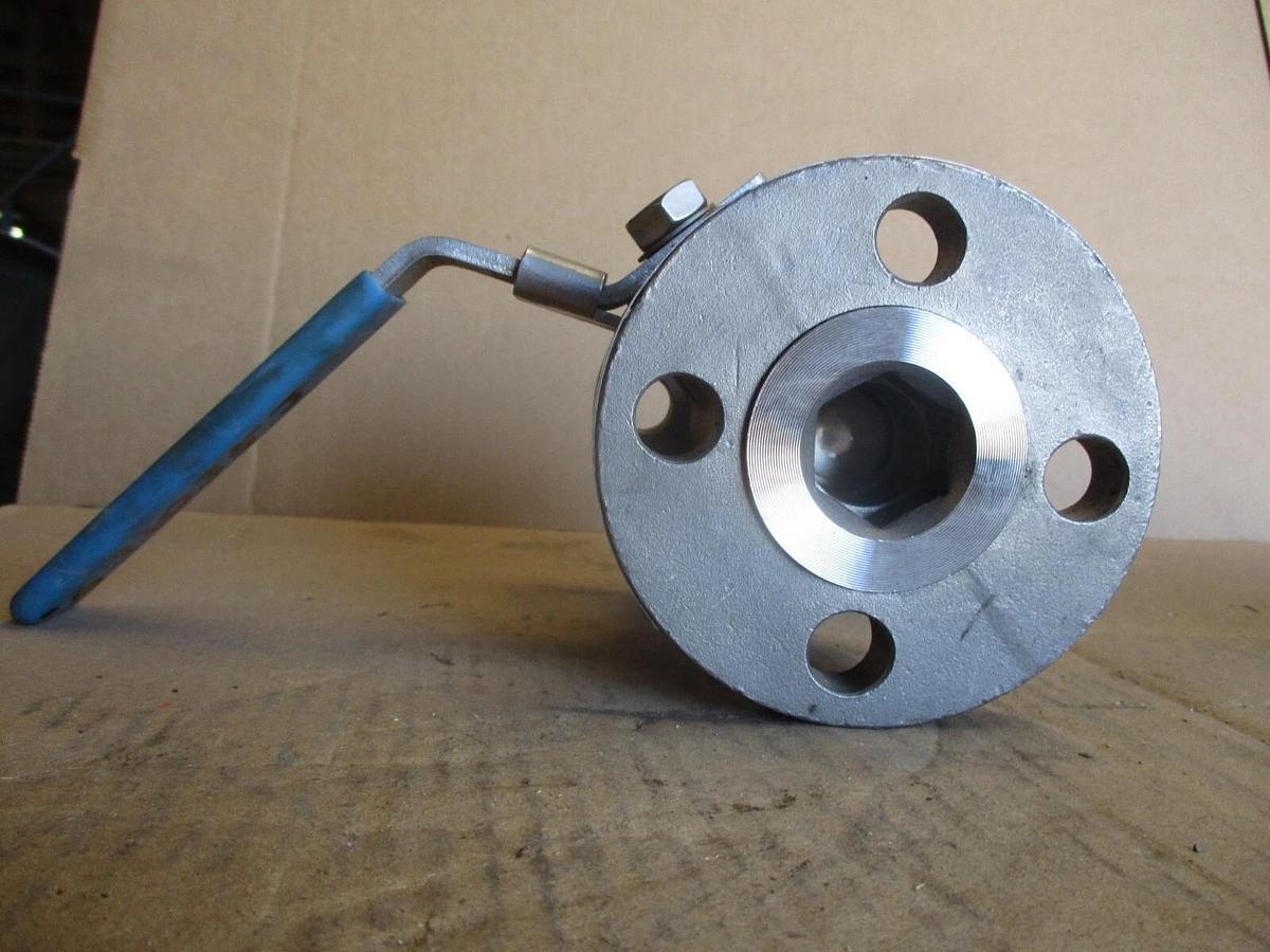 Used JAMESBURY 1" STAINLESS BALL VALVE, #671035J NEW