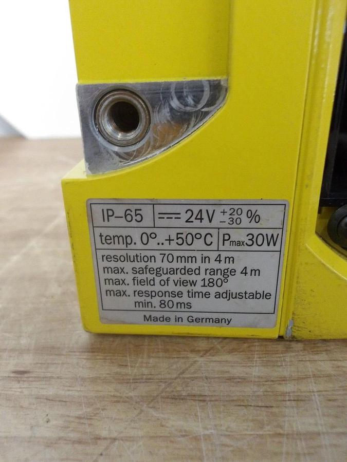 Used SICK PLS101-312 SAFETY LASER SCANNER 24 V, #225251G USED