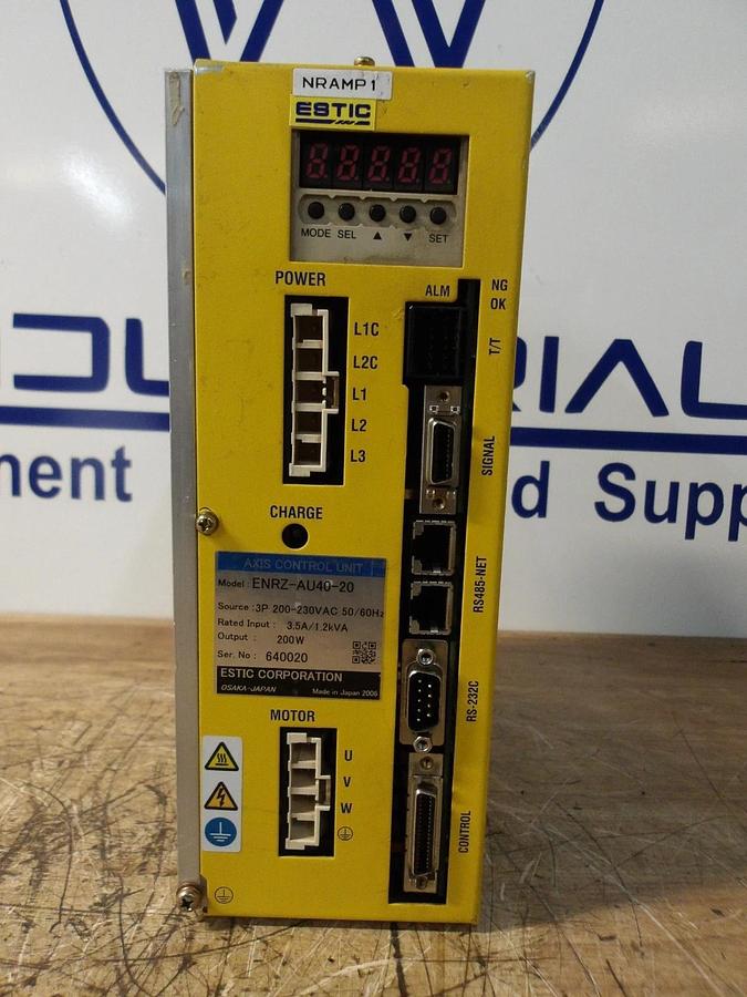 Used ESTIC AXIS ENRZ-AU40-20 CONTROL UNIT, #12181157G USED