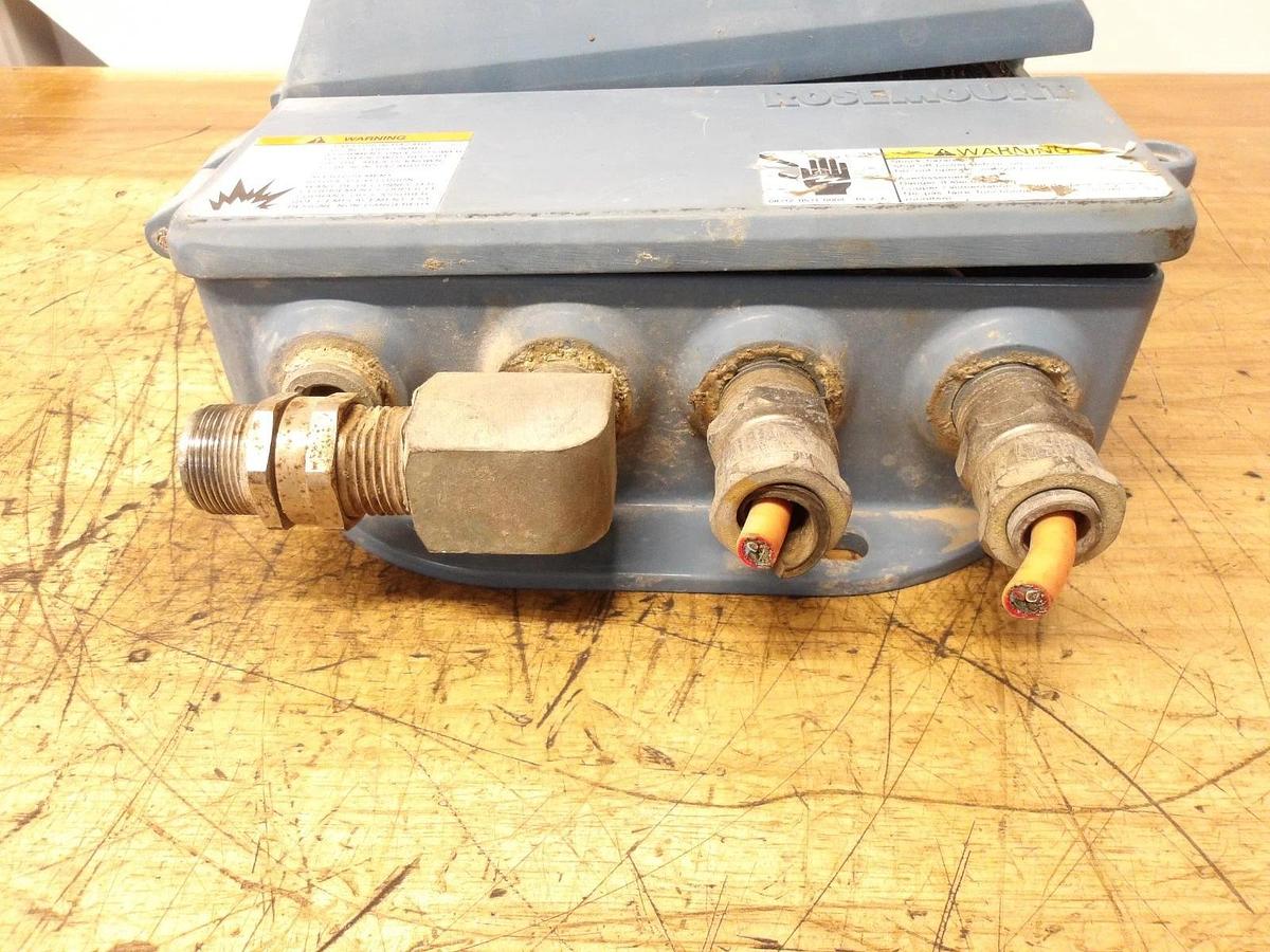 Used ROSEMOUNT 8712HR12NAM4F0227 TRANSMITTER CONTROLLER, #1125957G PARTS ONLY