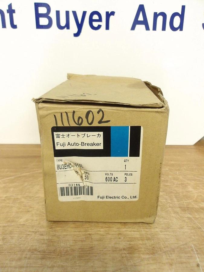 FUJI 50 AMP BREAKER 600 VAC - 250 VDC, #2251140G NIB