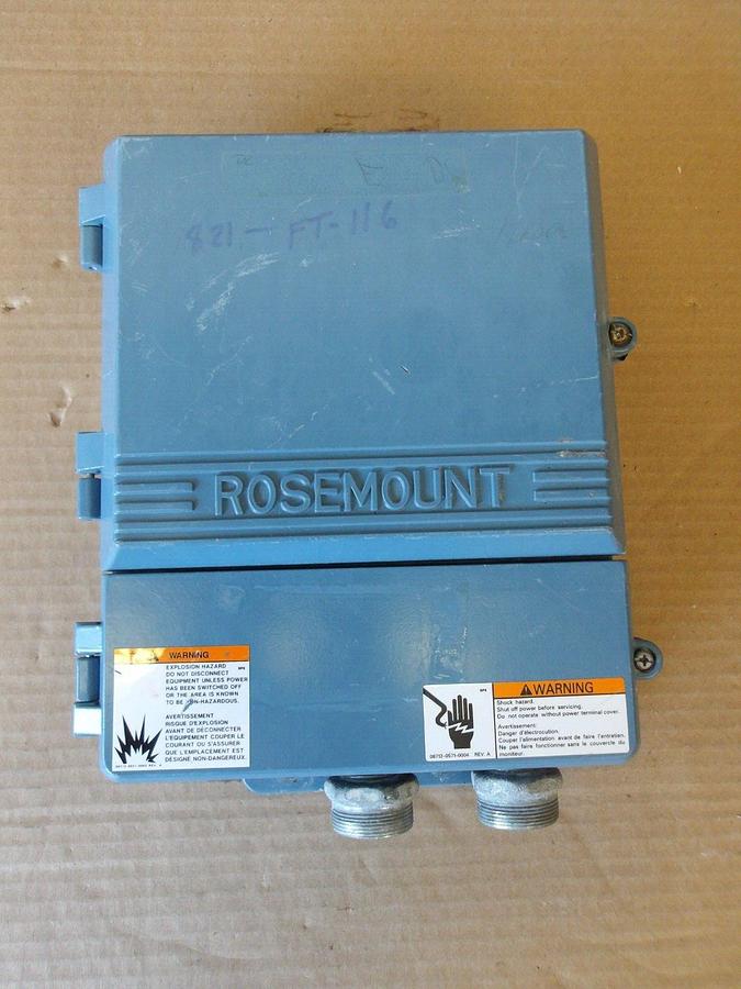 Used ROSEMOUNT 8712CR12 MAGNETIC FLOW TRANSMITTER, #721203G USED