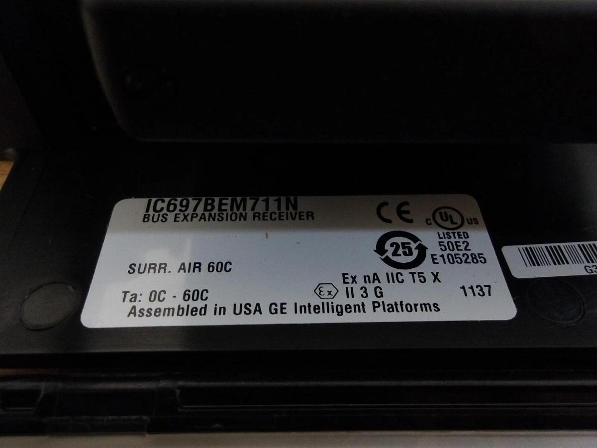 Used GE FANUC 1C697BEM711N BUS EXPANSION RECIEVER, #3121056G NEW