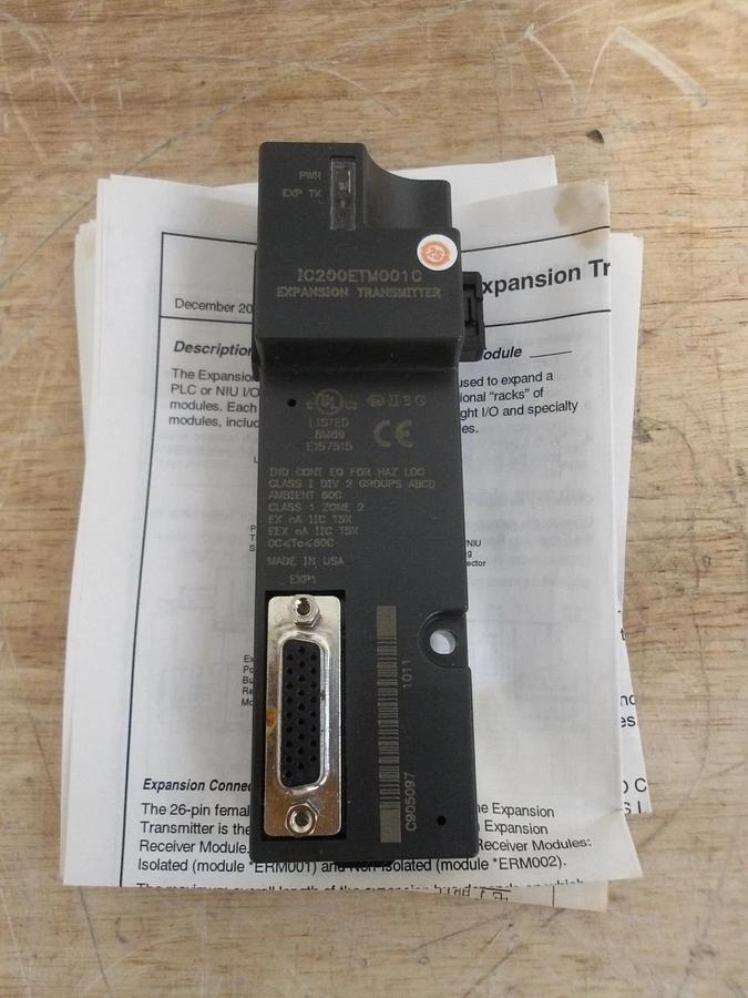 Used GE FANUC 1C200ETM001C EXPANSION TRANSMITTER MODULE, #414230G NEW