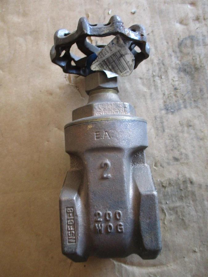 Used MATCO 2" BRASS GATE VALVE, #917353J NEW