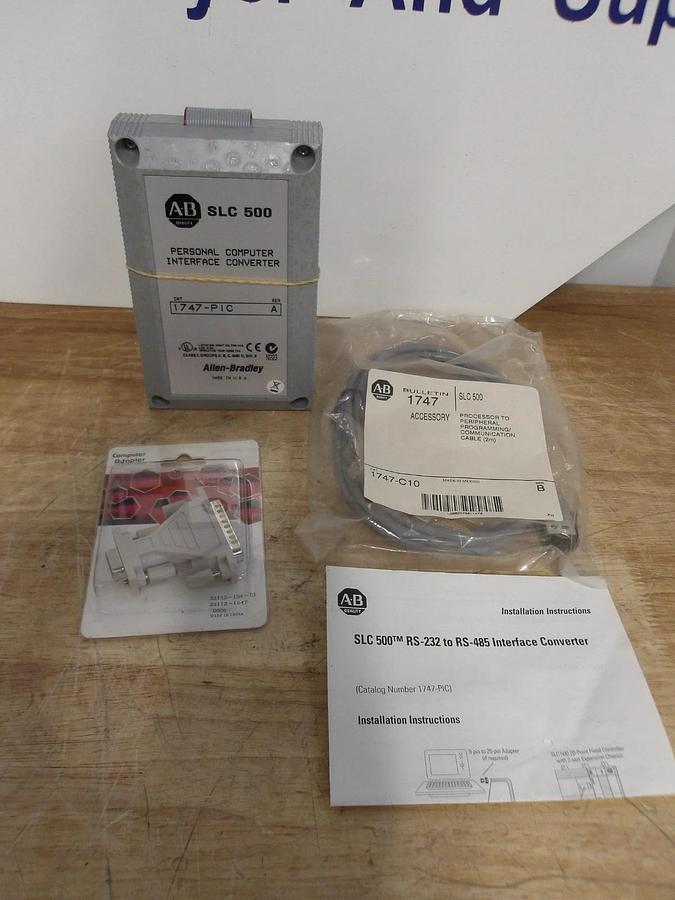 Used ALLEN BRADLEY SLC500-1747-PIC PERSONAL COMPUTER INTERFACE, #416203G NEW