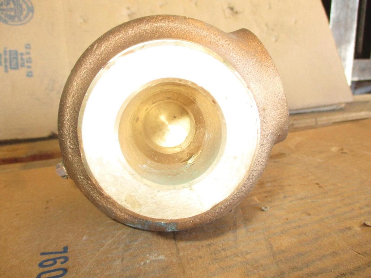Used SPENCE/ADVANCE VALVE 2" X 2" BROZE RELIEF VALVE, #610326J NEW