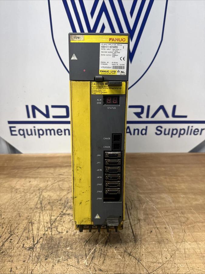 Used Fanuc Spindle Amplifier Module A06B-6111-H015#H550 #1216118P