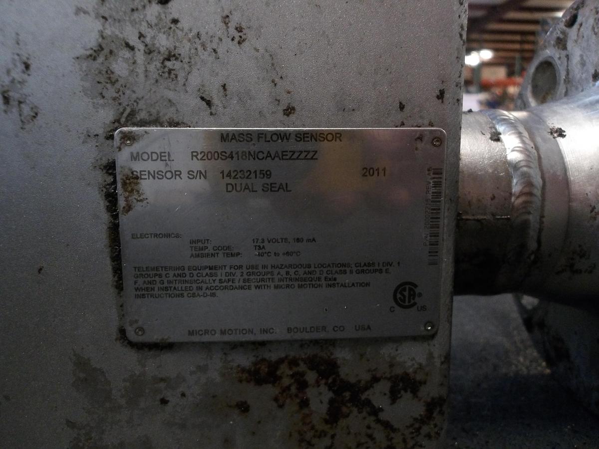 Used MICROMOTION 2" MASS FLOW TUBE