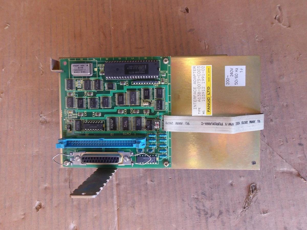 Used FANUC A13B-0073-C003-AD-H004 INTERFACE ADAPTER UNIT, #11111017G USED