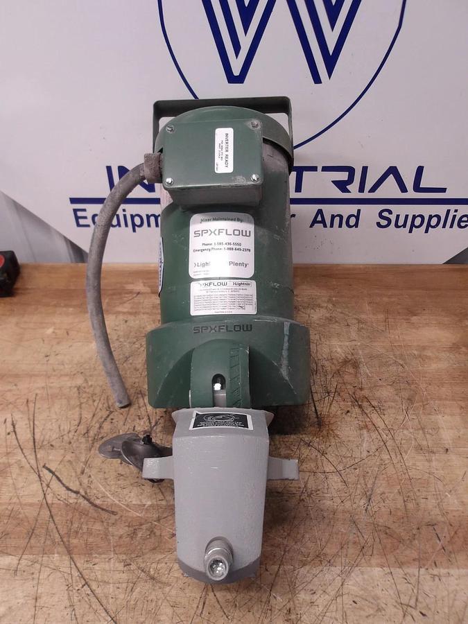 Used SPX 0.3 HP LIGHTNIN MIXER MOTOR, FR 56YZ, 1725 RPM, #213145G USED