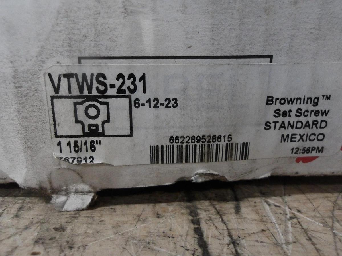 BROWNING VTWS-231 PILLOW BLOCK BEARING 1-15/16" BORE, #7271206G NIB