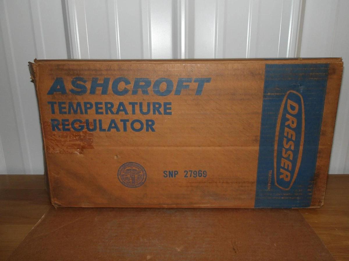 DRESSER ASHCROFT 2100 TEMP REGULATOR 3/4", #115210G NIB