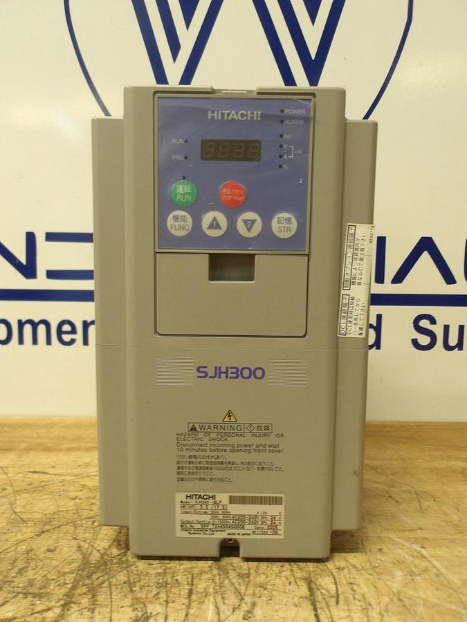 Used HITACHI SJH300-8LF DRIVE 5.5/7.5 HP, #313947G PARTS ONLY
