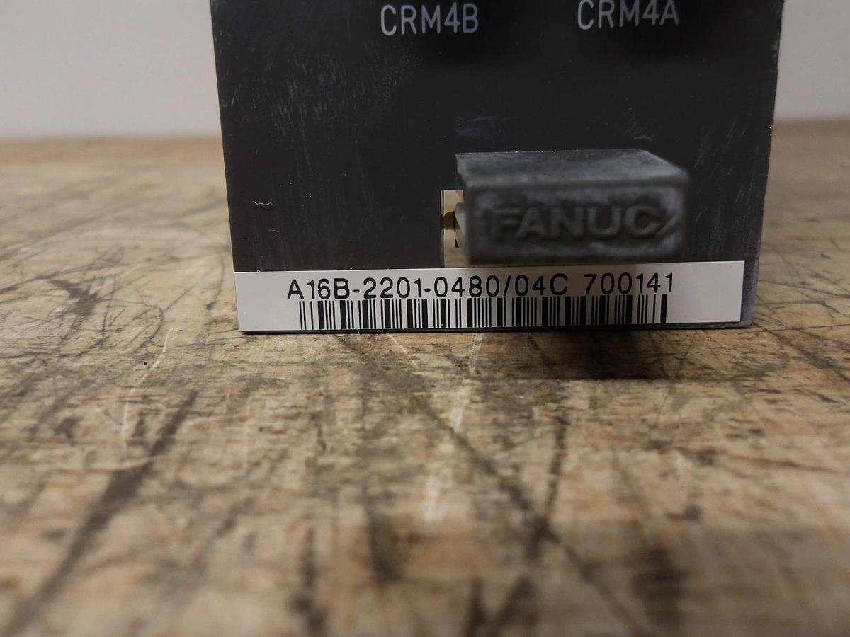 Used FANUC A16B-2201-0480/04C I/O PROCESS MODULE, #55839 USED