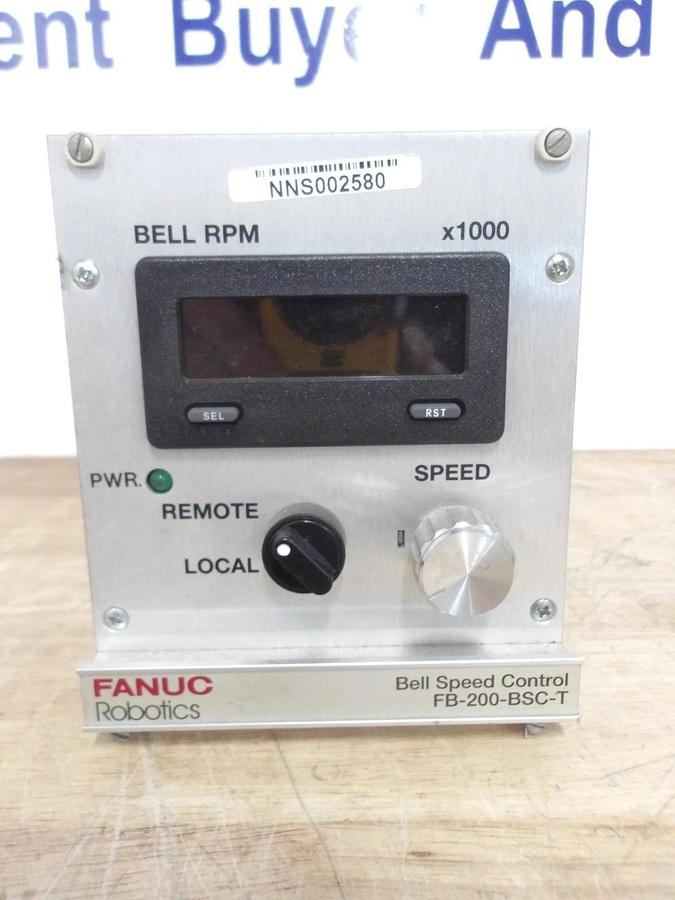 Used FANUC ROBOTICS FB-200-BSC-T BELL SPEED CONTROLLER, #415221G PARTS ONLY
