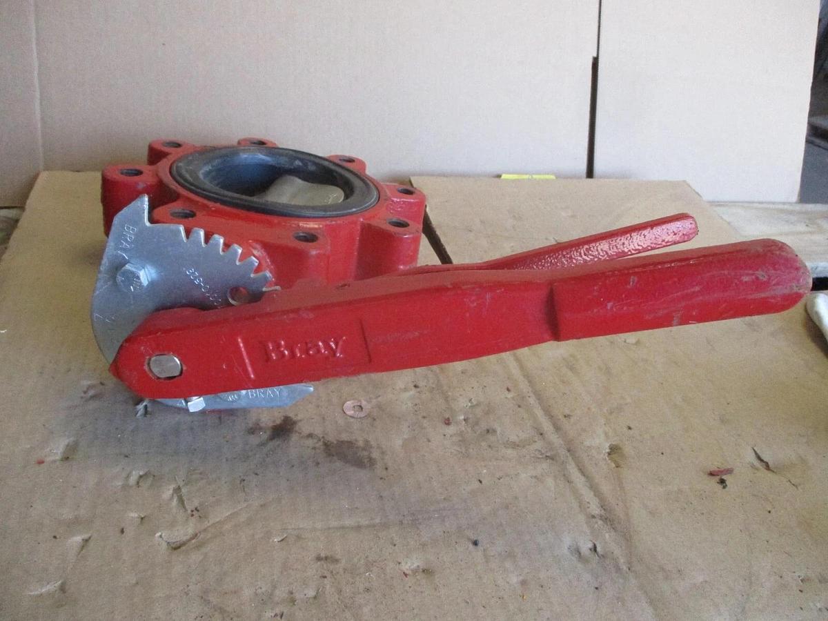 Used BRAY 4" BUTTERFLY VALVE, #67145J USED