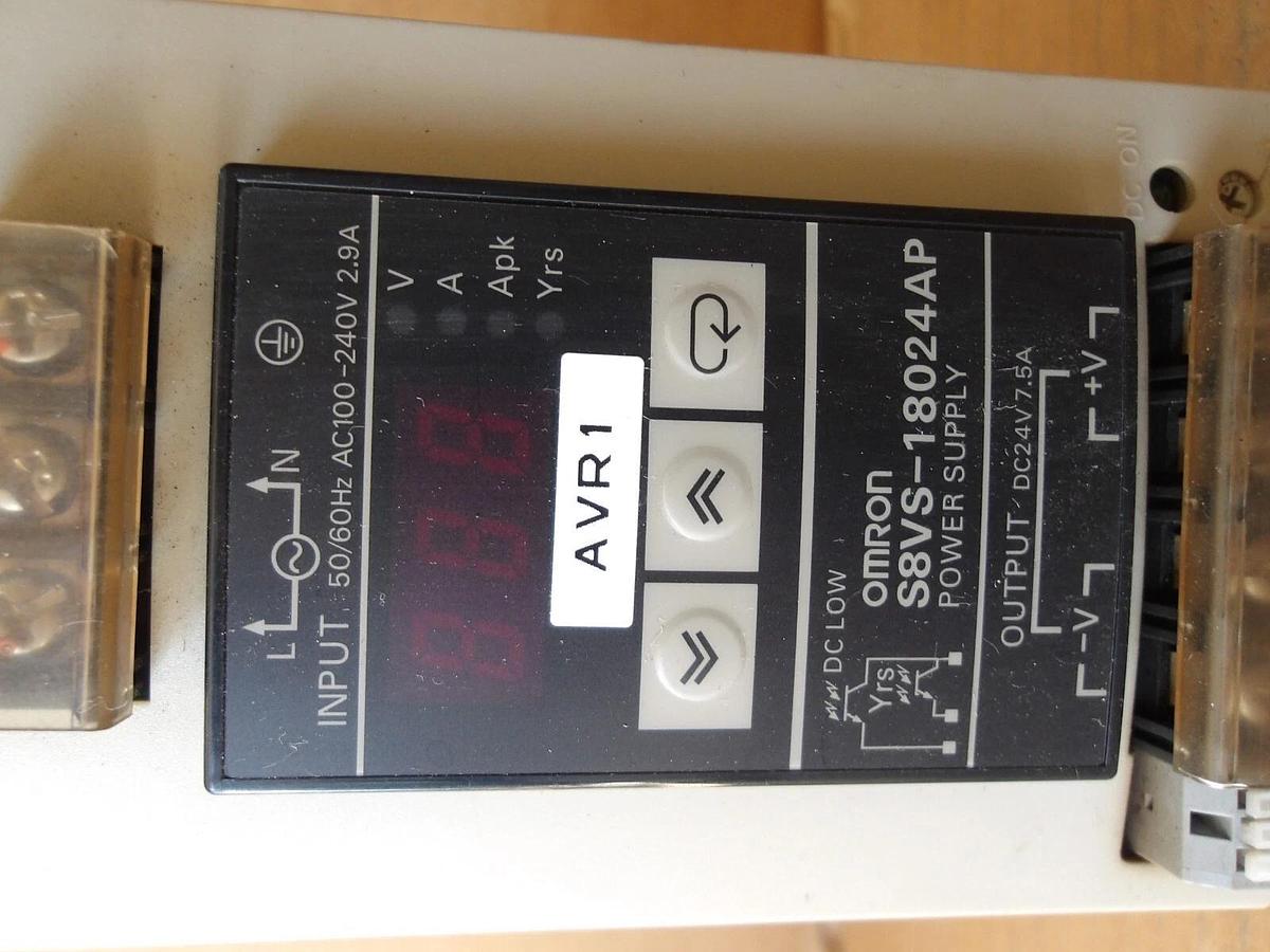 Used OMRON S8VS-18024AP/ED2 POWER SUPPLY, #11121045G USED