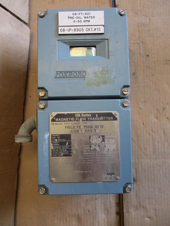 Used FOXBORO IMT10 MAGNETIC FLOW TRANSMITTER, #71141J USED