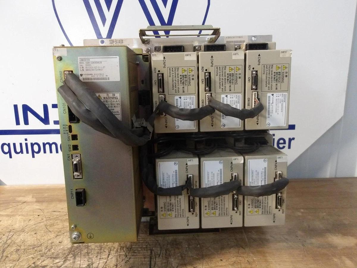 Used YASKAWA 6AXIS ROBOT SERVO-PACK UNIT SGDR-EA1400N, #128151G USED