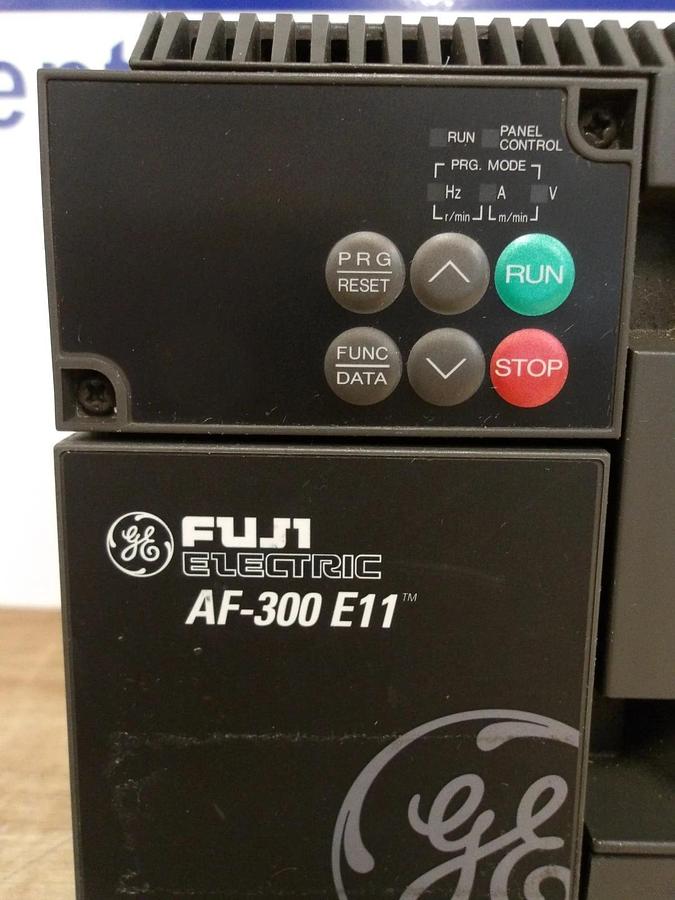 Used GE - FUJI AF-300E11 DRIVE 6KE1143F50X1A1, 0.50 HP, #422208G USED