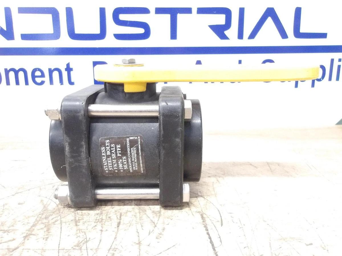 Used BANJO 2" PLASTIC BALL VALVE V200, #3161203G NEW