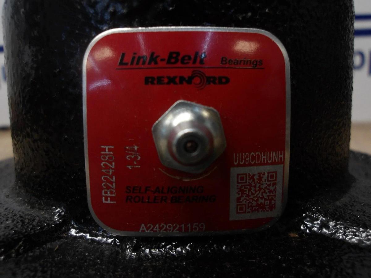 REXNORD FB22428H FLANGED MOUNTED BEARING 1-3/4" BORE, #729242G NIB