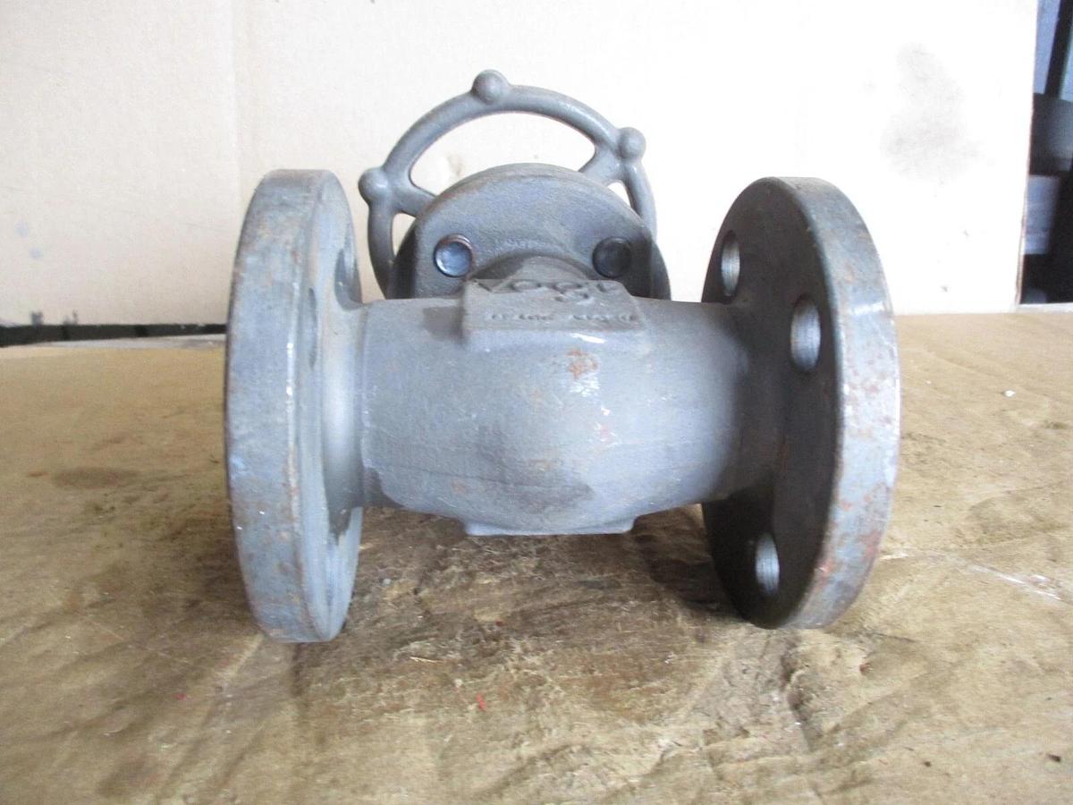 Used VOGT 1" IRON GATE VALVE, #68953J NEW WEATHERED
