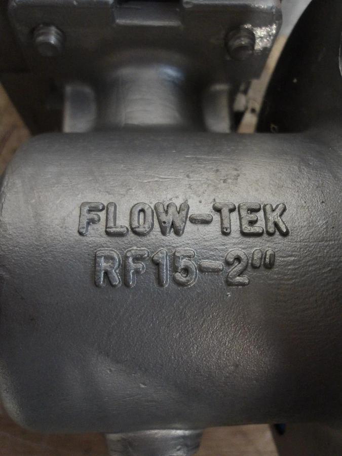 Used FLO-TEK 2" S/S BALL VALVE & BRAY ACTUATOR, #7141103G NEW