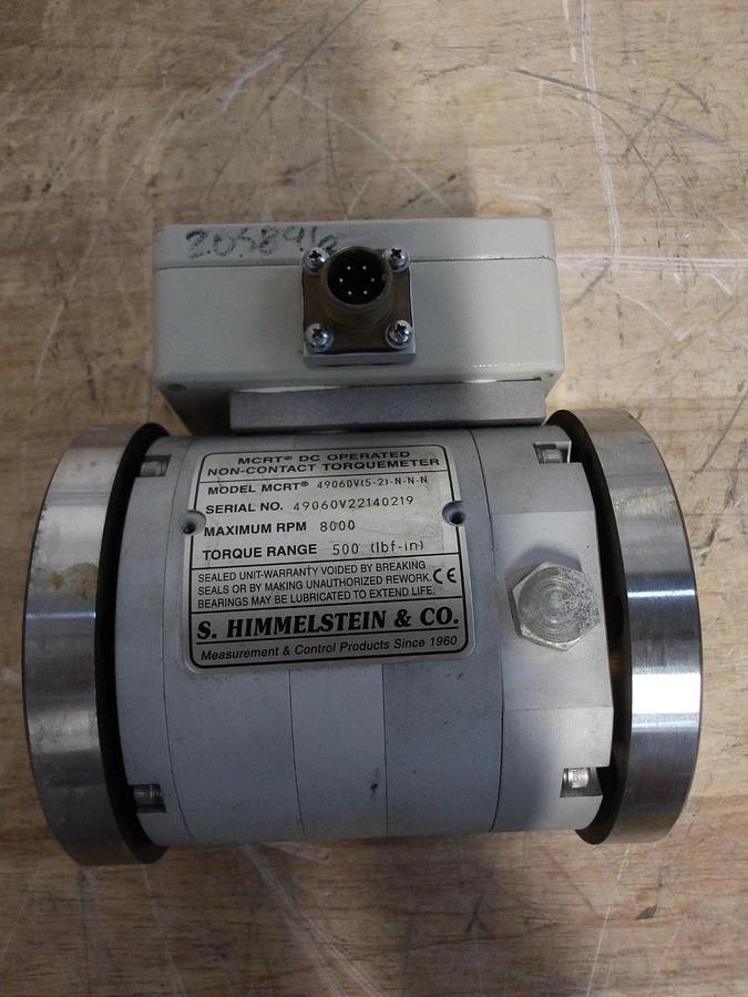 Used S. HIMMELSTEIN MCRT49060V(5-2)-N-N-N DC TORQUEMETER, #527223G NEW
