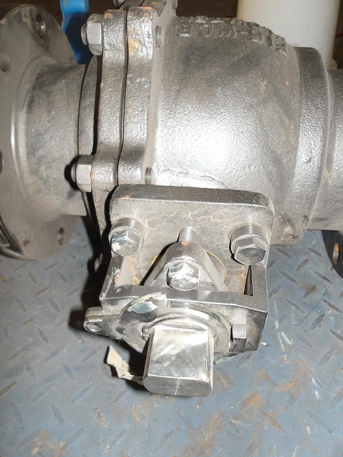 Used FLOW-TEK 6" STEEL WCB BALL VALVE, #81231G NEW