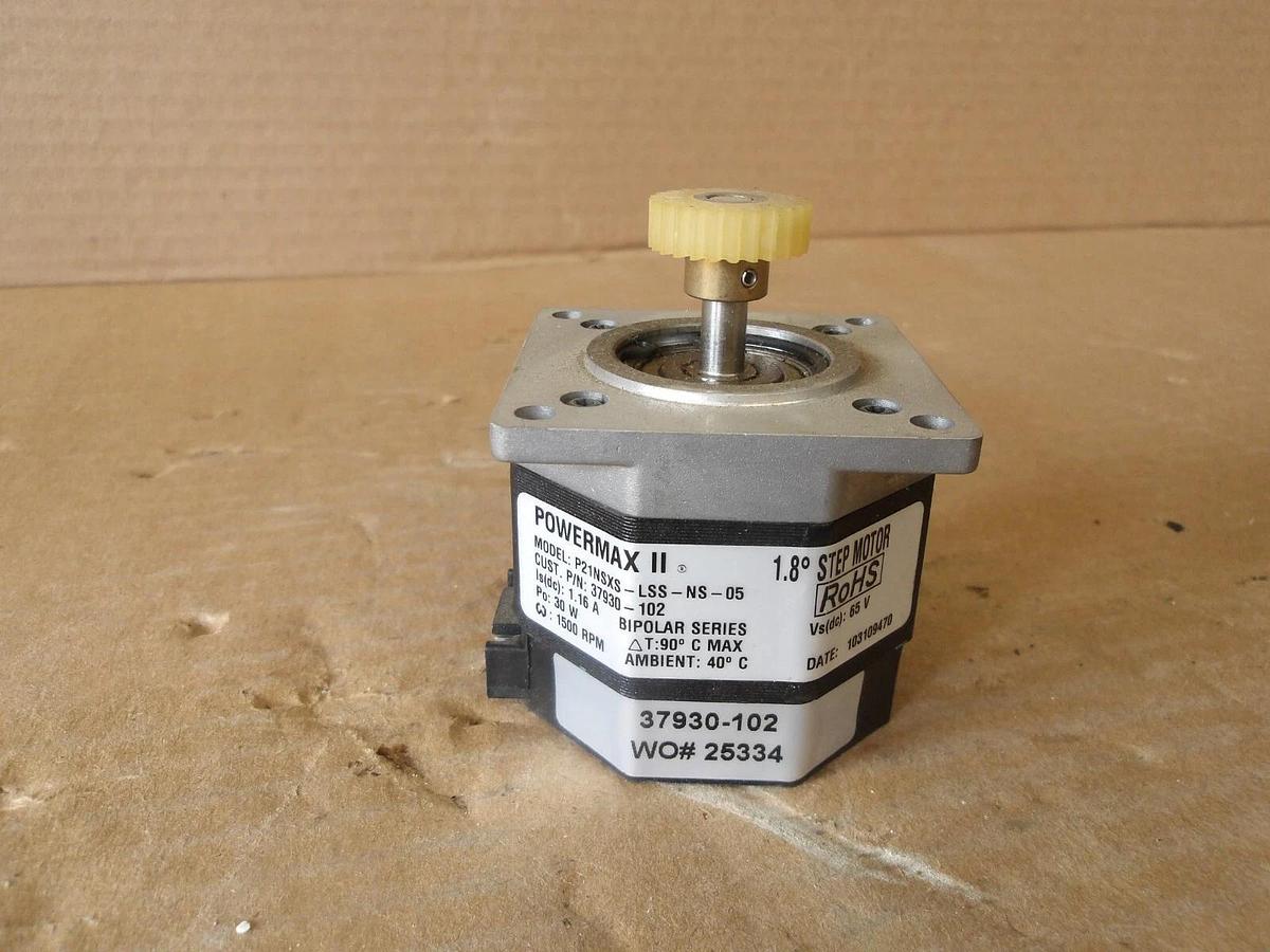 Used DANAHER POWERMAX II STEPPING MOTOR 1.8, #791145G NEW