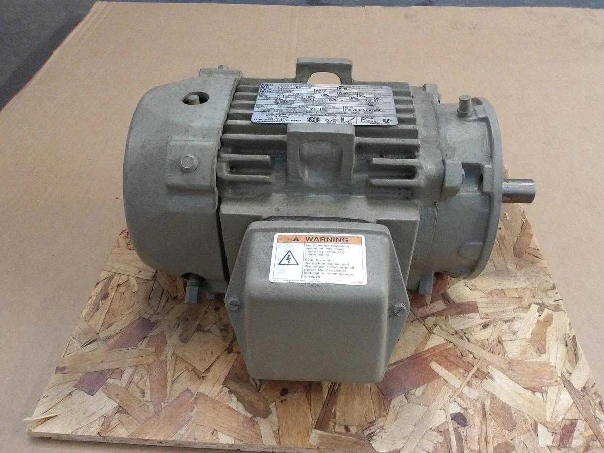 Used GE 1HP MOTOR, FR 143TC, 1740 RPM, 460 V, #530847G NEW