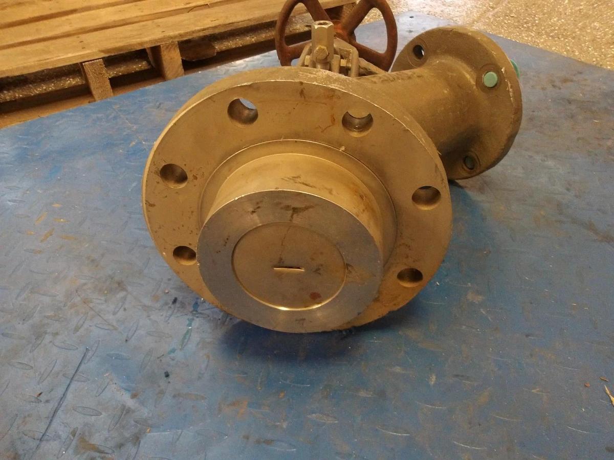 Used POWELL 3" TANK VALVE, FLANGED, #212145G REMANUFACTURED