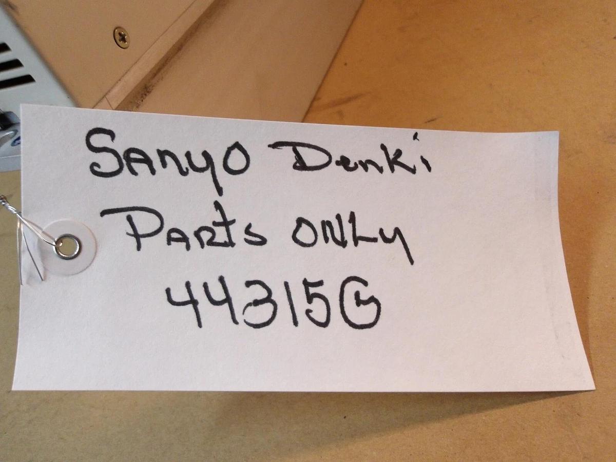 Used SANYO DENKI GC50UU150 SERVO CONTROLLER, #44315G PARTS ONLY
