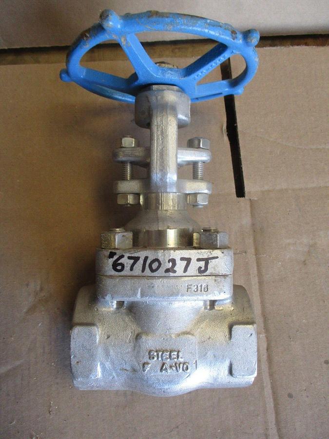 Used VELAN 2" STAINLESS GATE VALVE, #671027J NEW