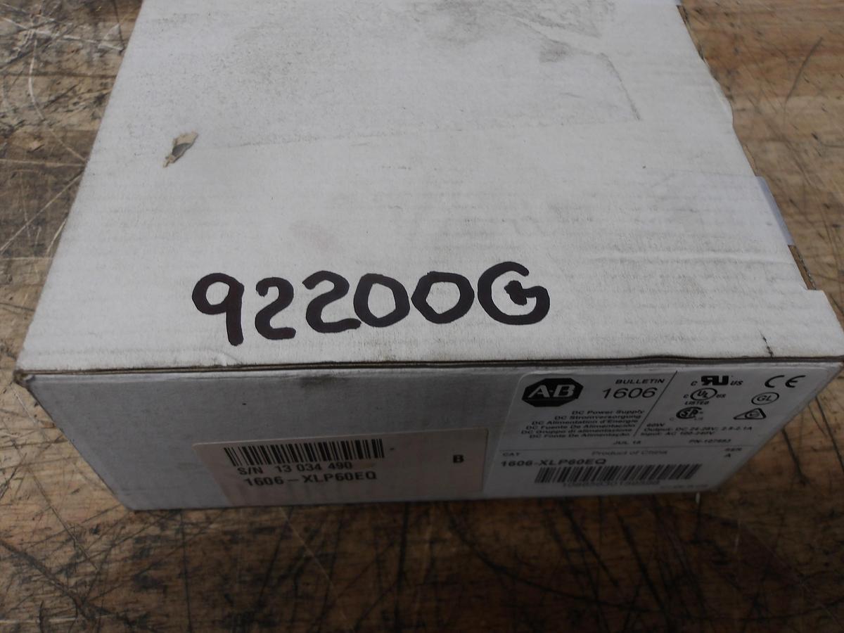 Used ALLEN BRADLEY 1606-XLP60EQ DC POWER SUPPLY