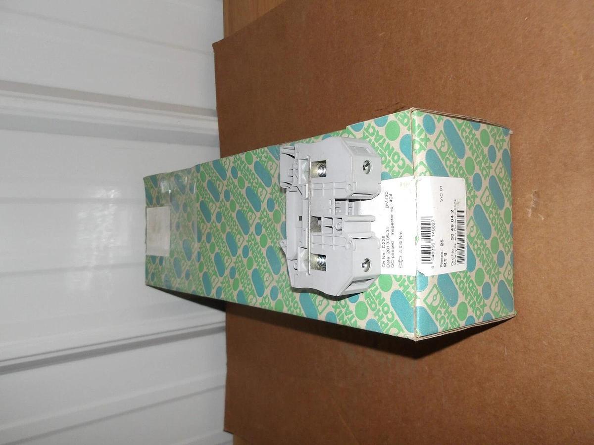 PHOENIX CONTACTS D-32825 TERMINAL BLOCK (25 PER BOX) #116850G NIB
