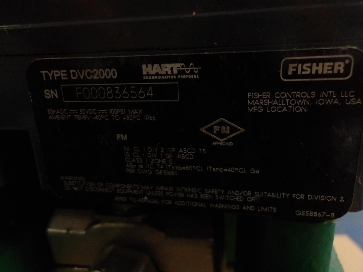 Used FISHER 1" S/S CONTROL VALVE